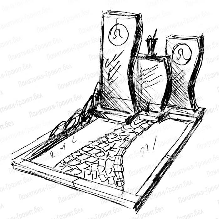 эскизы эксклюзивных памятников фото