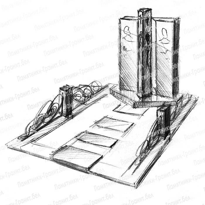эскизы эксклюзивных памятников фото
