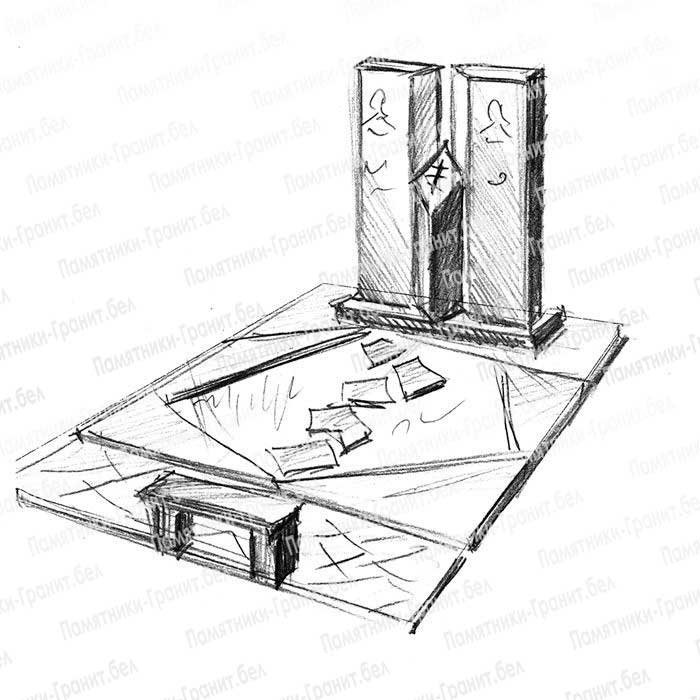 эскизы эксклюзивных памятников фото